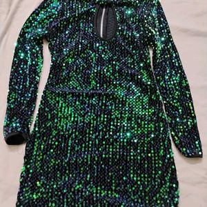 Green Sequin Dress