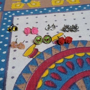 Combo Of Earring Studs For Women(Setof7)