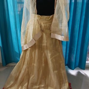 Golden Lehenga choli For Women