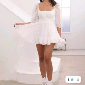 Pretty White Dress 👗