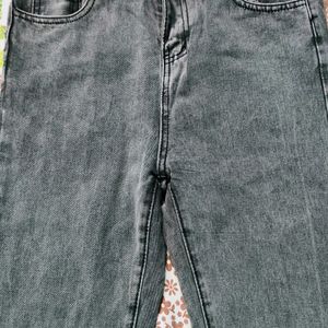 Grey High Waist Jeans