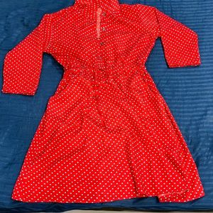 Red Polka Dots Dress