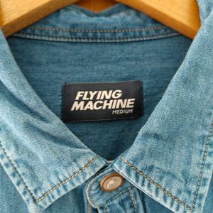 Flying Machine Blue Shirt