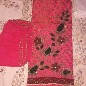 Pakistani Style 3 Piece Dress Material