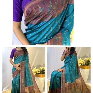 Soft Chanderi silk sarees with super fine weaves