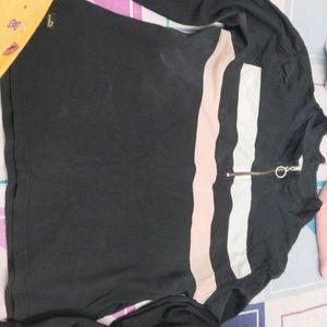 Black Full Sleeve Tshirt