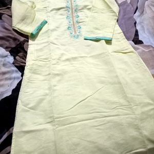 Branded  Lining Attached Kurti With Duppata