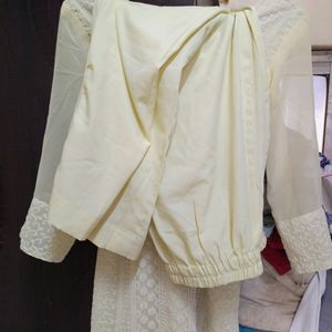 kurti pant and dupatta set