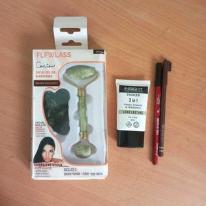 Combo Of Jade Roller Gua Sha