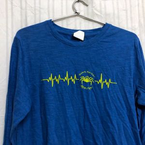 Blue Long Sleeve T Shirt