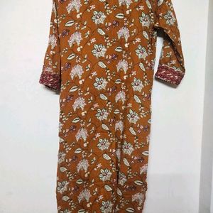 Brown Kurti Set