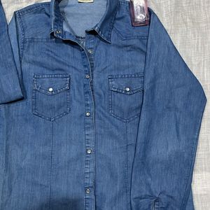 Denim Women Shirt ! Size S