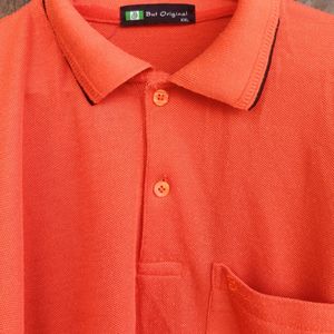 Orange Dailywear Tshirt For Men