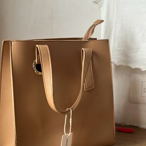 Miniso Brown Handbag🤎🍄‍🟫