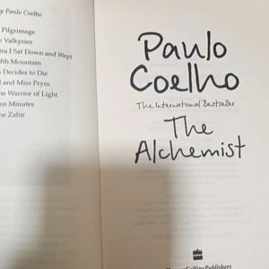 The Alchemist Book By Paulo Coelho...