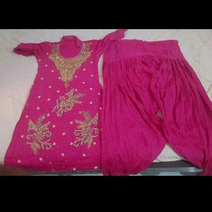 Havy Embrodry Kurti Salwar