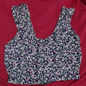 Floral crop top