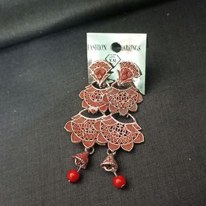 Red Traditional Earings