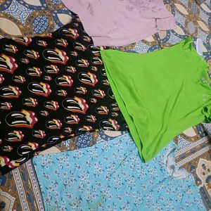 Combo Of 4 Tops T Shirt Style In Xl Size