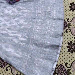 🆕🆕"Silver Splendor"Lehenga Choli With Dupat