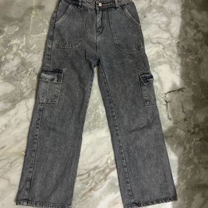 Cargo Charcoal Jeans