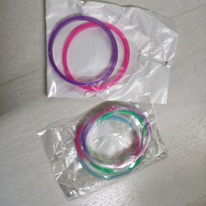 FRIENDSHIP BANDS(6 Pcs New) (Silicone )