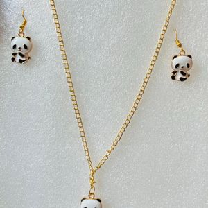 Girls Combo 2 Set Whit Earrings Necklaces