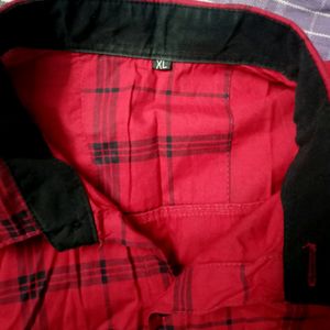 ♥️ Red check shirt xl luk new