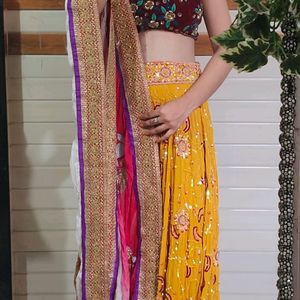 Heavy Sequin Work Lehenga Choli