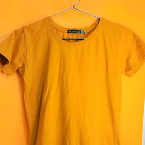 Mustard Plain Tees🤌