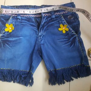 Girl Denim Shorts