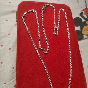 Silver Chain 34 Gm Heavy Weight