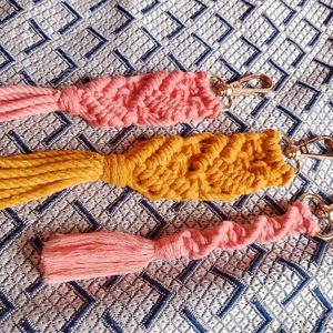 Combo Or Three Macrame Keychain