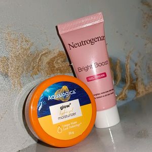 Neutrogenar And Aqualogica Cream Combo