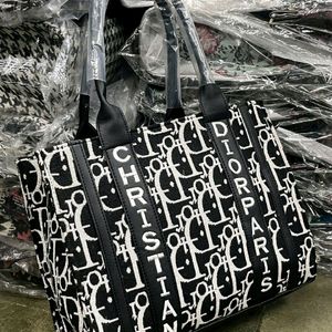 Black White Tote