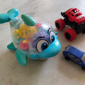 Combo Of 1 Battery Operated +5 Kids Cars