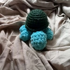 Crochet Big Blue Turtle 🐢