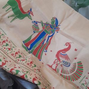 Pure Cotton Silk Unique Print Saree