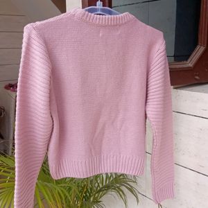 Pink Woolen Sweater