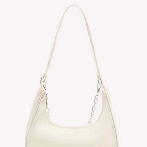 Urbanic off white- cream shoulder baguette bag