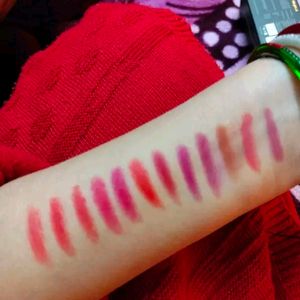 12 shades mini lipsticks