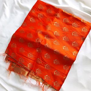 🎉50% OFF🎉Lal Par Bengali Traditional Saree