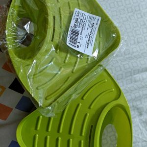 Corner Sink Dish Drainer (1pcs)