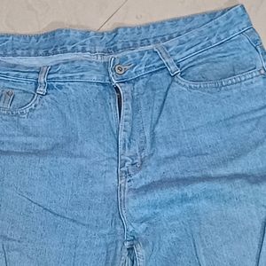 Light Blue Straight Fut Jeans