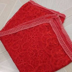 Soft Net Dupatta With Embroidery