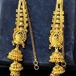 ROYAL RICH TRIPLE JHUMKI EARRINGS