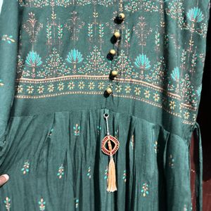 Green Anarkali