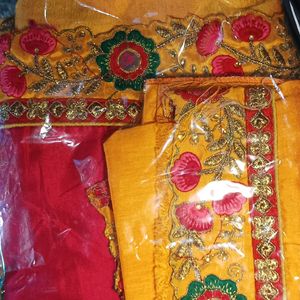 Saree Multicolour Wedding Wear