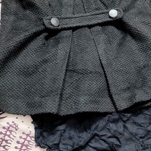 Beautiful Black Coat For Girls 7- 11 Years Old