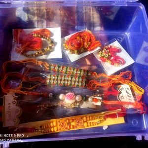 Rakhi Set Of 8( 1 Free)